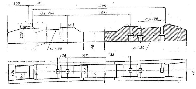 Шпала ш1 чертеж